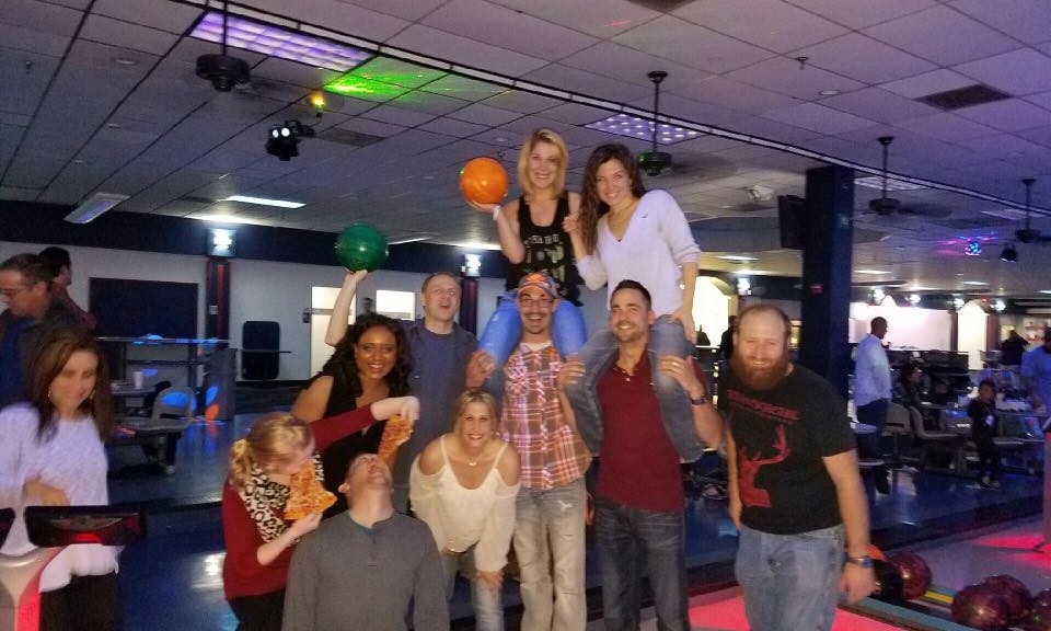 neon bowling event with Events & Adventures