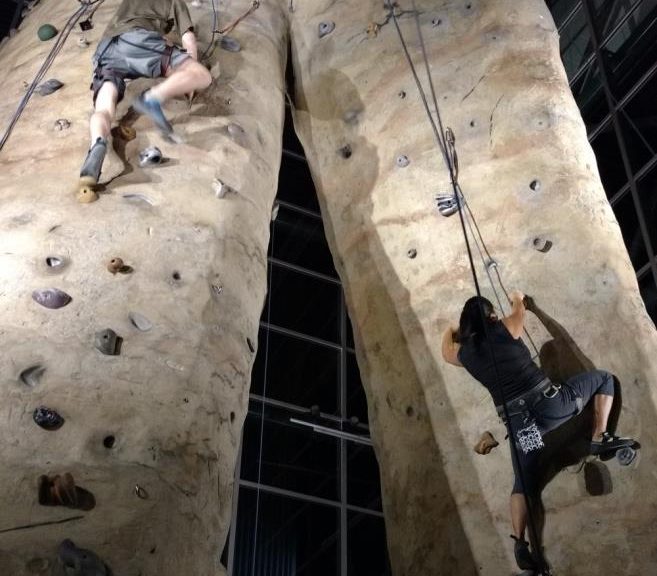 rock climbing with Events & Adventures