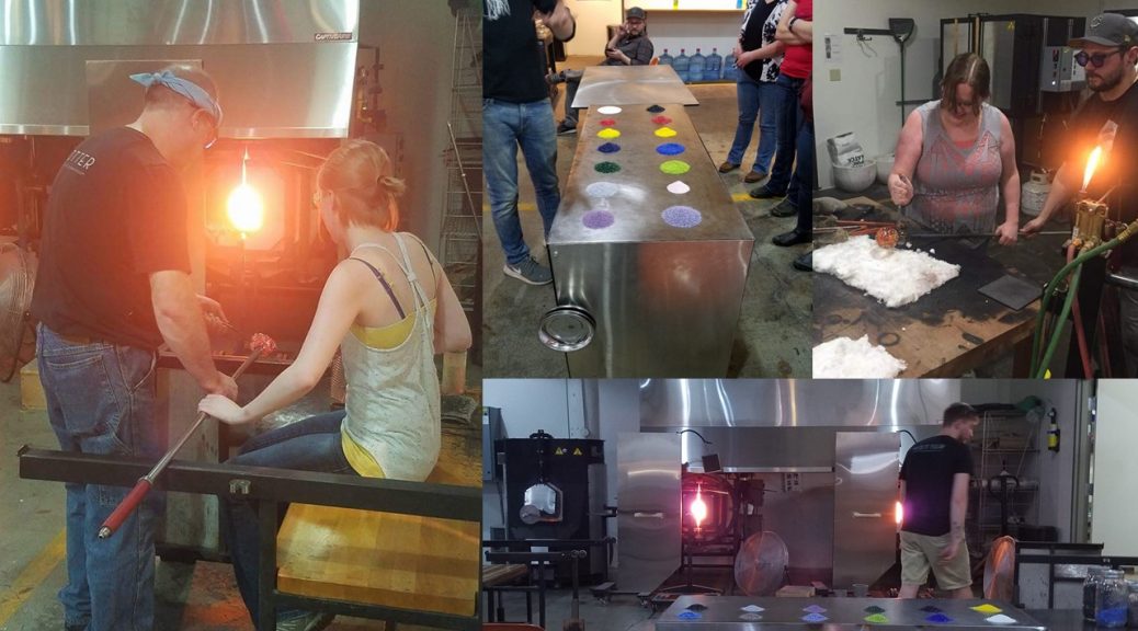 Glassblowing class with Events & Adventures Minneapolis