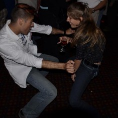 Singles dancing on our Moonlight Cruise