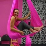 events and adventures singles club member doing yoga