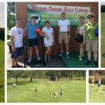Minneapolis singles club members playing foot golf
